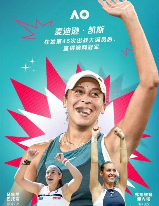 澳网冠军说李娜曾激励了她  打的就是好。凯斯值得拥有这个冠军。球商高，有韧性，含