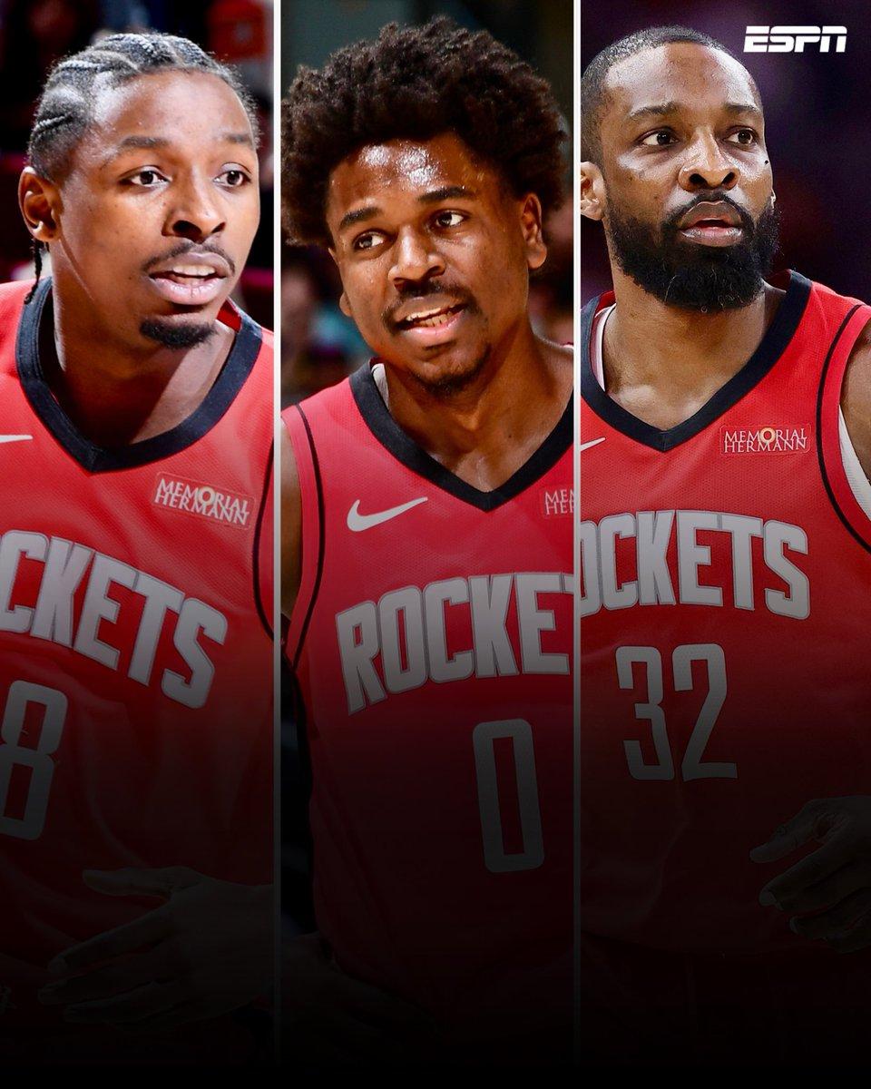 ESPN 的沙姆斯·查拉尼亚报道，火箭队计划续约自由球员贾肖恩·泰特、阿隆·霍勒