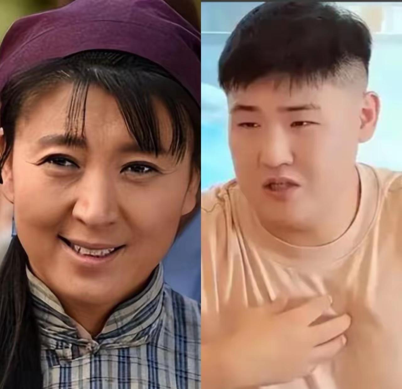 演傻子被全网骂“本色出演”那年，他32岁。
镜头怼着脸拍，弹幕飞过一片“这憨样还