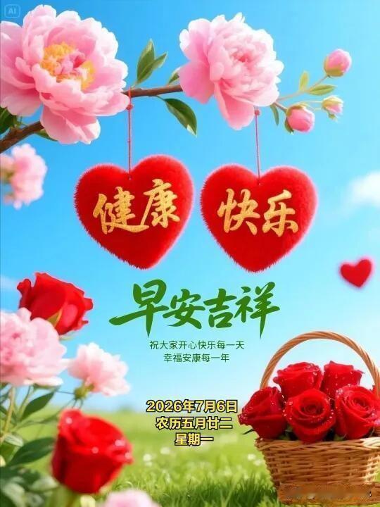 [福]周一早安，奔赴崭新一周[福]

告别假期松弛，揣着热爱向阳而行，盛夏热浪滚