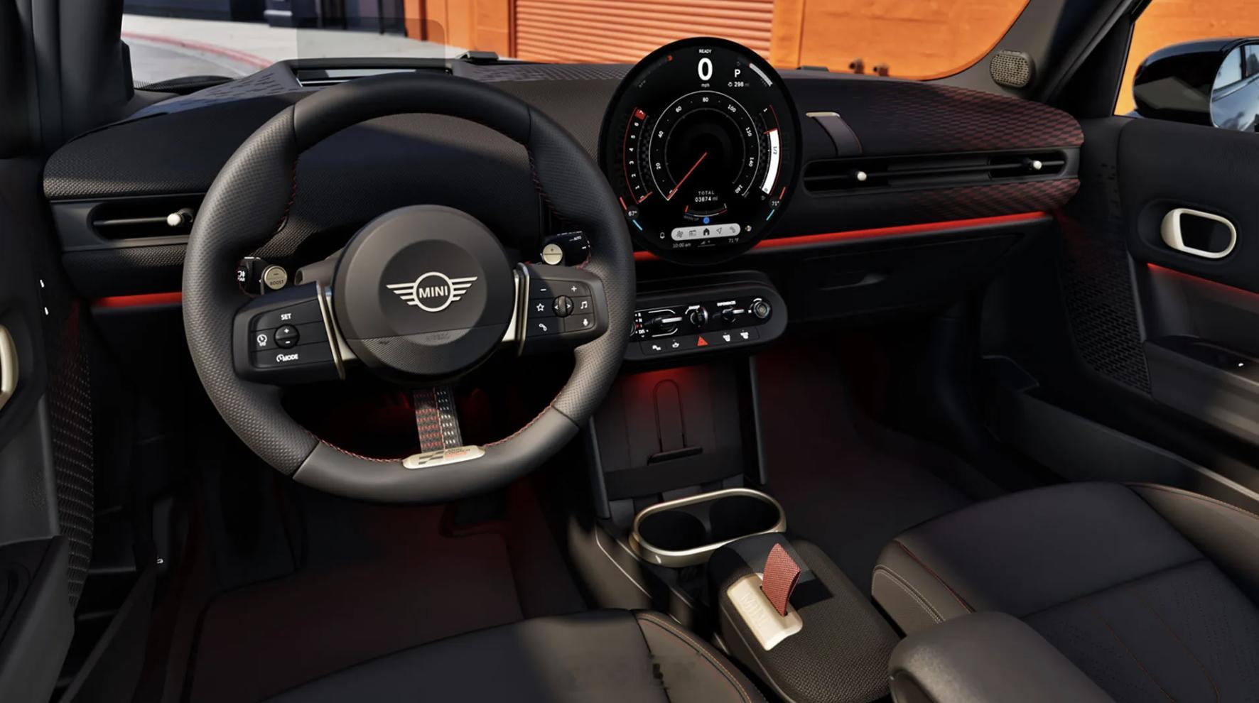 MINI近日推出基于Cooper S四门版打造的2026款Red Line特别版