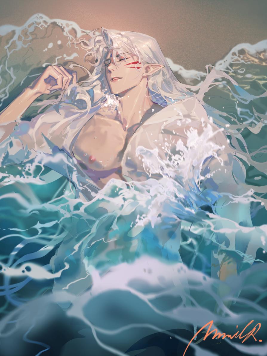 海浪。