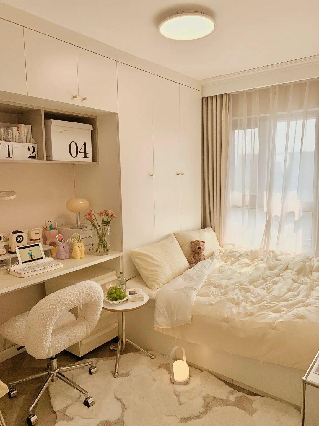 翻遍🧀️就想抄这个9㎡奶油榻榻米房间