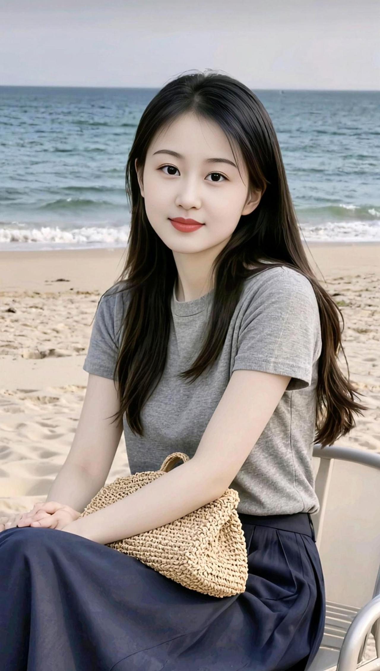 AI海滨清透照 随变ai随便玩 随变一拍都很夯 抖音玩法合伙人计划