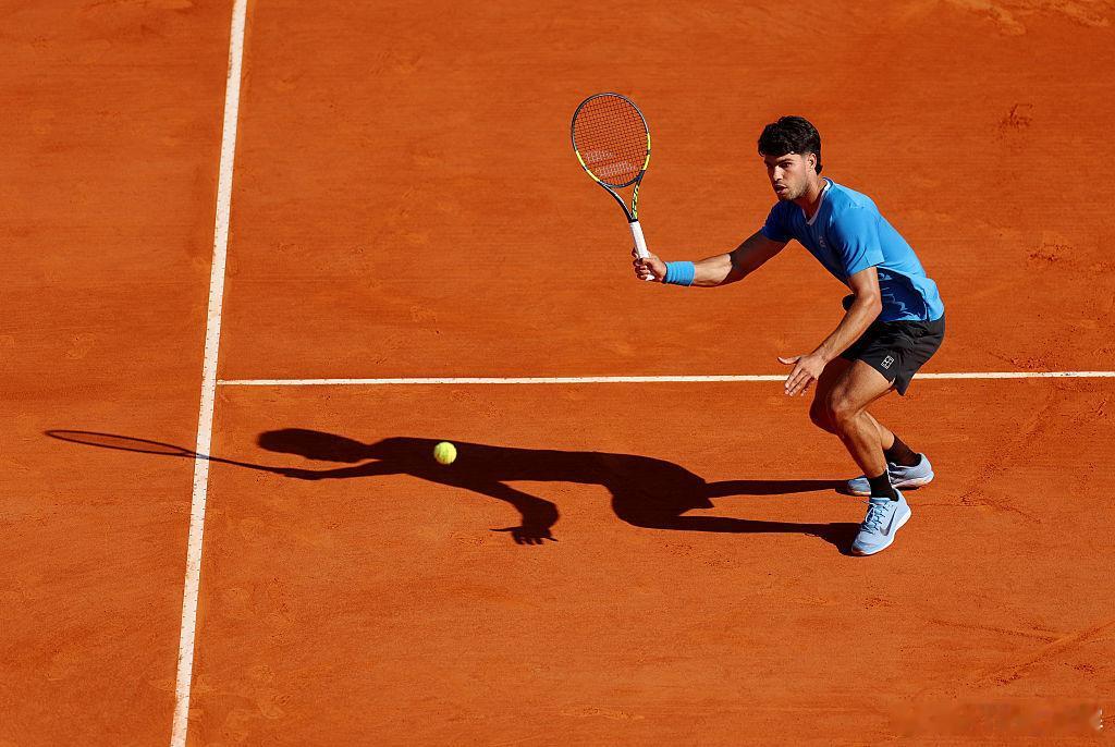 埃切维里1-1阿尔卡拉斯❗️ATP1000 蒙特卡洛大师赛第三轮，阿尔卡拉斯首盘