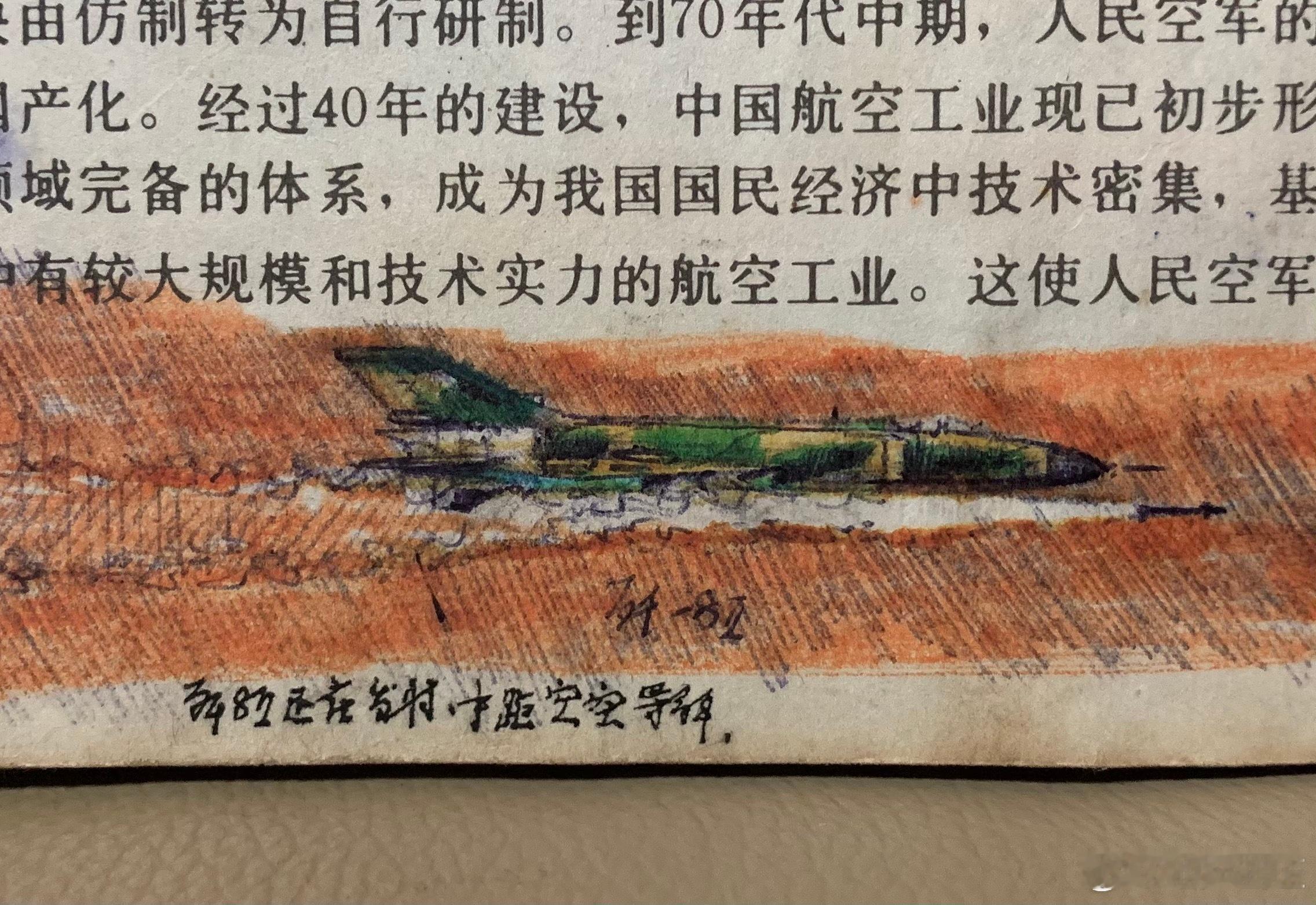 个人早期作品｜歼8-2打中距空空导弹 ​​​