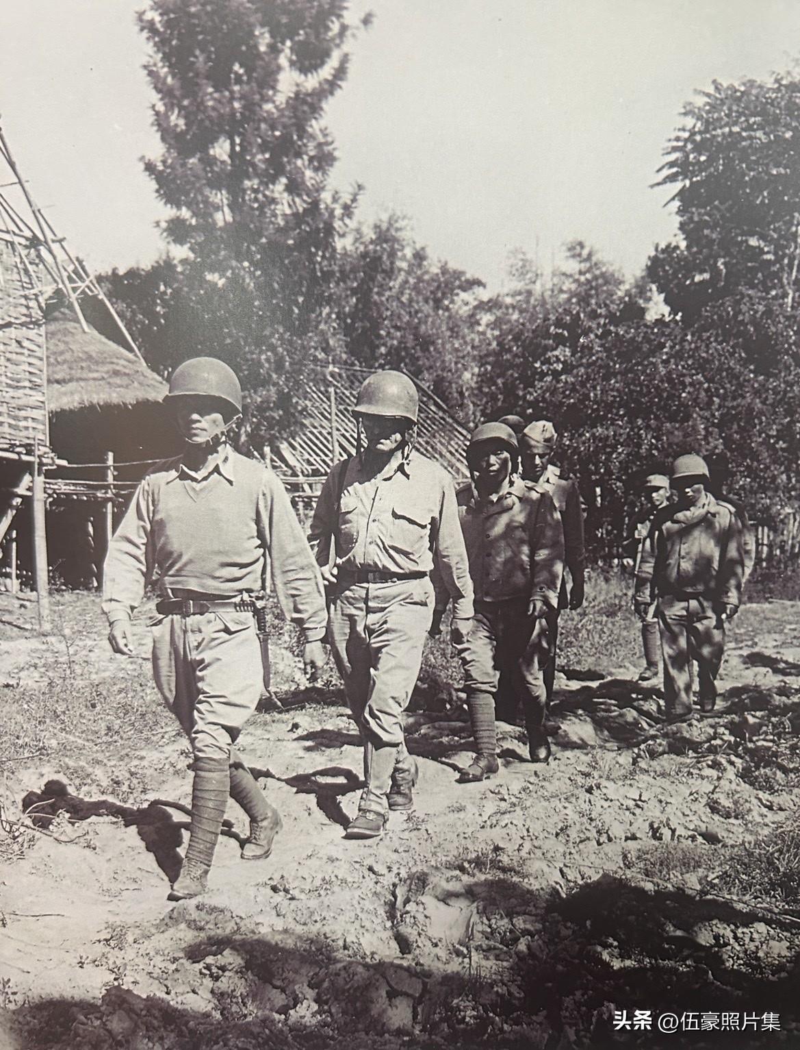 1945年1月17日，缅甸南坎（Namhkam）郊外，中国驻印军新一军军长孙立人