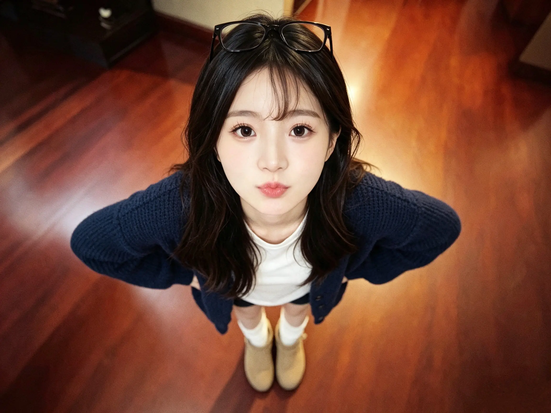 我爱上一个女孩，她性格有点古怪。    🎀