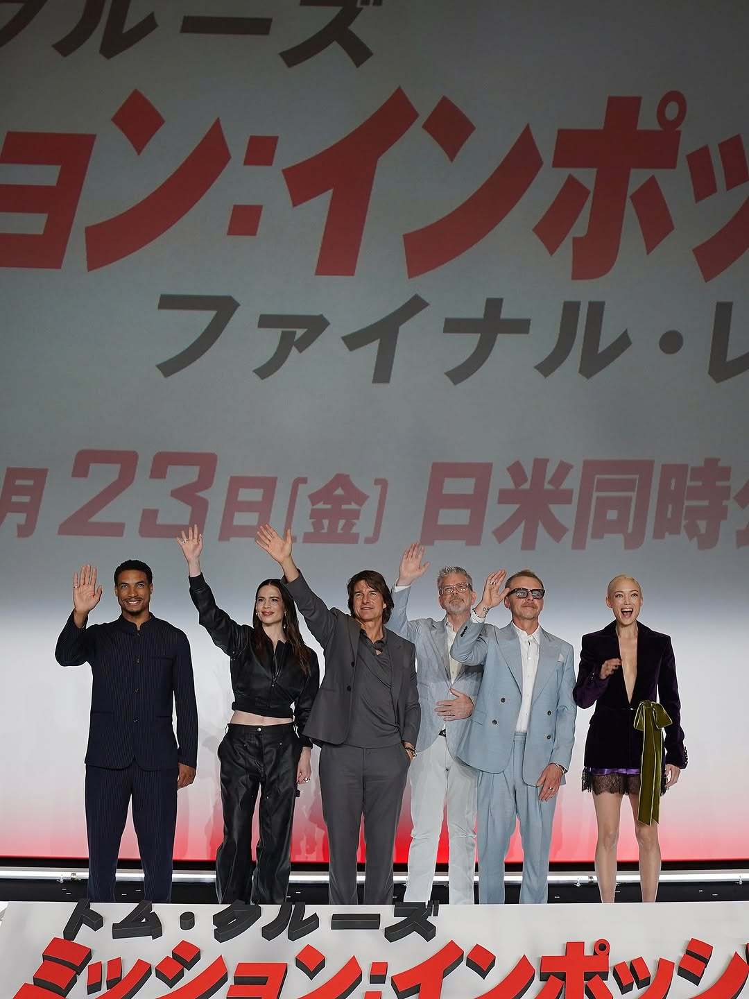 《电影碟中谍8 》日本东京首映红毯+发布会4K超清美图📷 首场放映结束后，全场