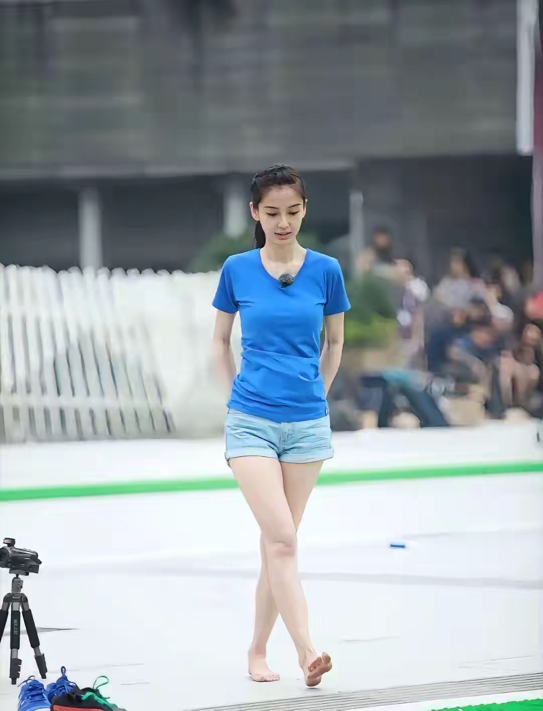 25岁时还在跑男的杨颖，真是青春靓丽 