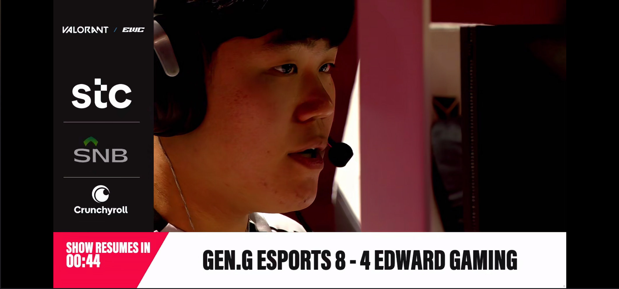 无畏契约竞燃时刻 无畏契约电竞世界杯 EDG对战GEN第一场上半场最终比分EDG