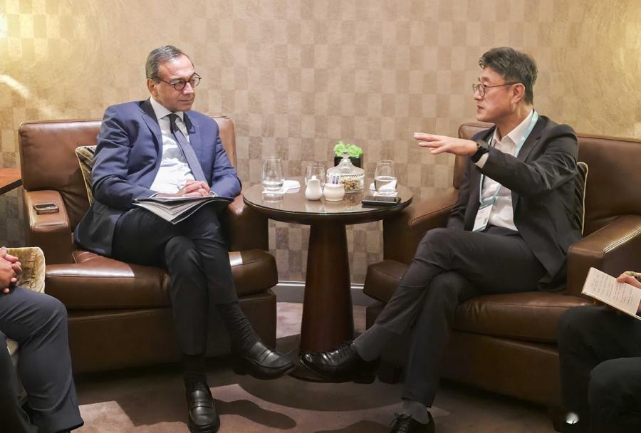 SK电信CEO在GSMA论坛拓展AI合作
SK电信CEO郑在勋在GSMA东盟论坛