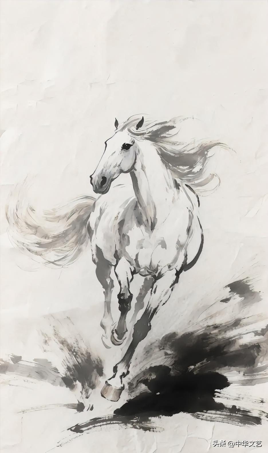 马年吉祥
马踏飞燕
白龙马、蹄朝西