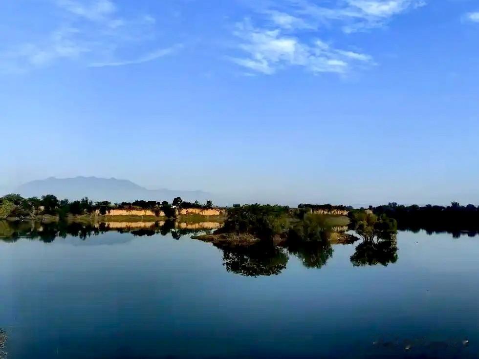 坐看池阳湖
（诗歌）
多么平静的湖水，
如同默默的我。

上有微风，
下有鱼游，