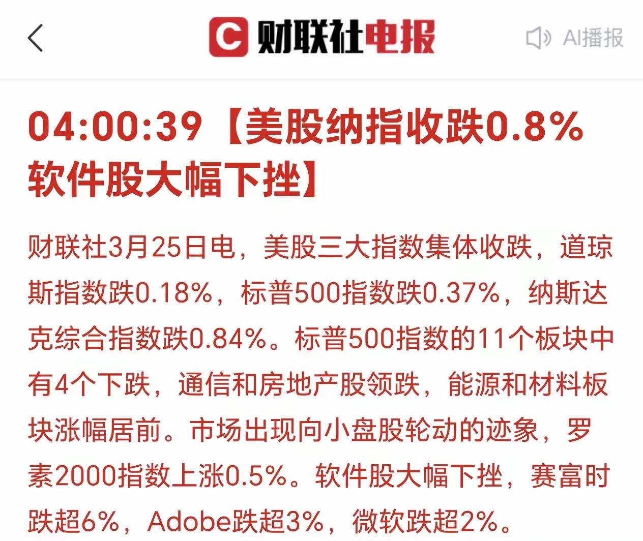 清晨5点50分，刚刚被消息震醒：
美国三大股指集体下跌！
​能源股开始强力反弹，