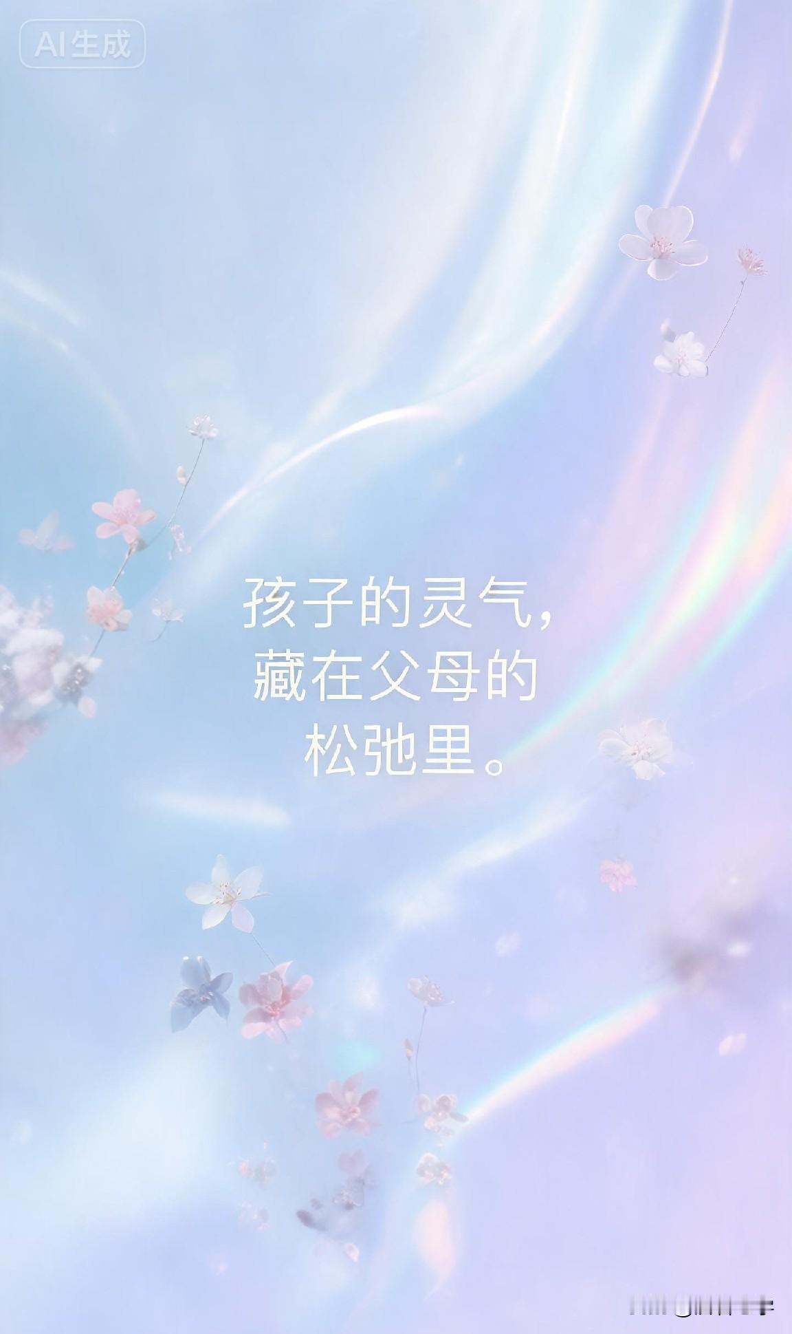 孩子的灵气，藏在父母的松弛里。

你一定见过这样的孩子，或者在某些时刻，自己就是