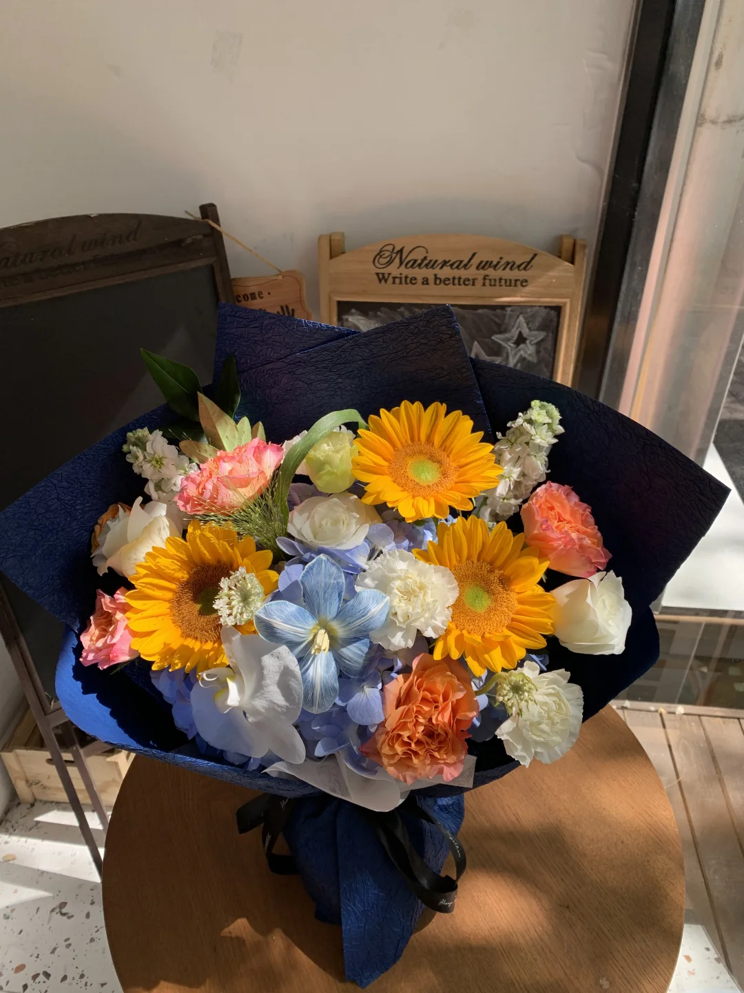 大连花店｜如何用向日葵做出高级混搭花束💐