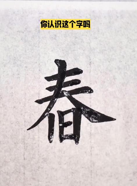 第一次见到这个字的朋友请扣1......
