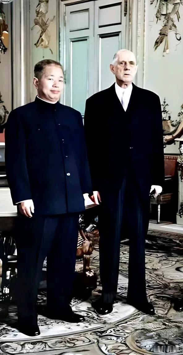 1964年，法国成为西方大国中首个与新中国建交的国家，时任法国总统戴高乐接见新任