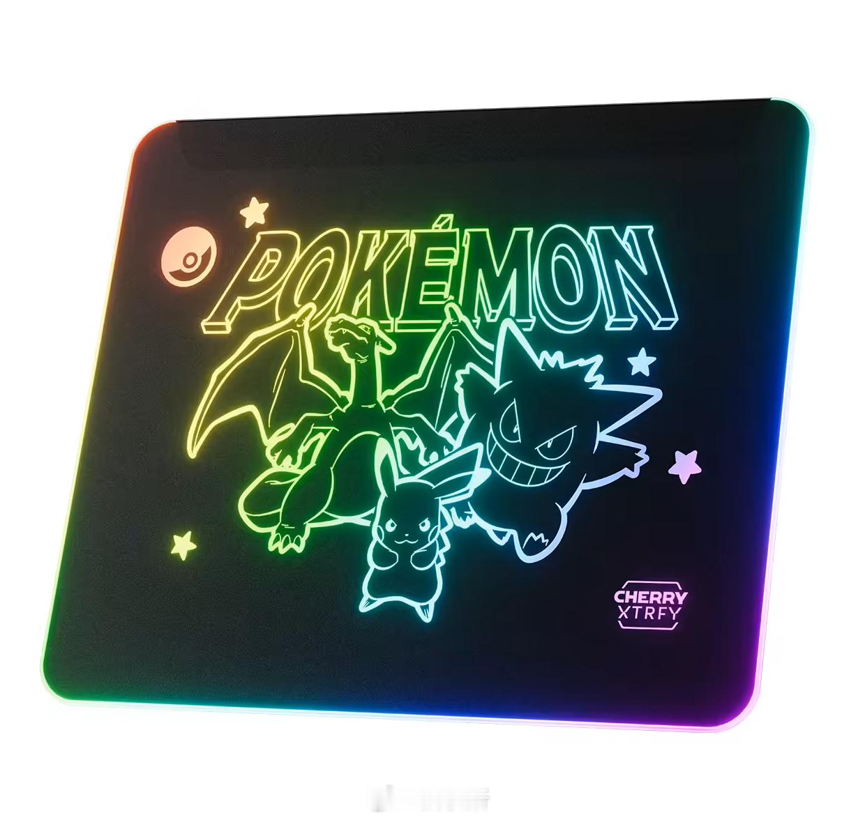 CHERRY XTRFY新出的宝可梦联名款有点帅啊！耿鬼、皮卡丘跟喷火龙那些还带