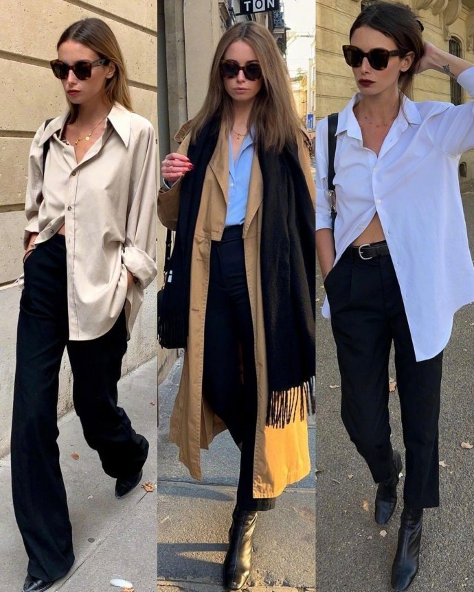 法国博主solenelara 法式的优雅日常穿搭 