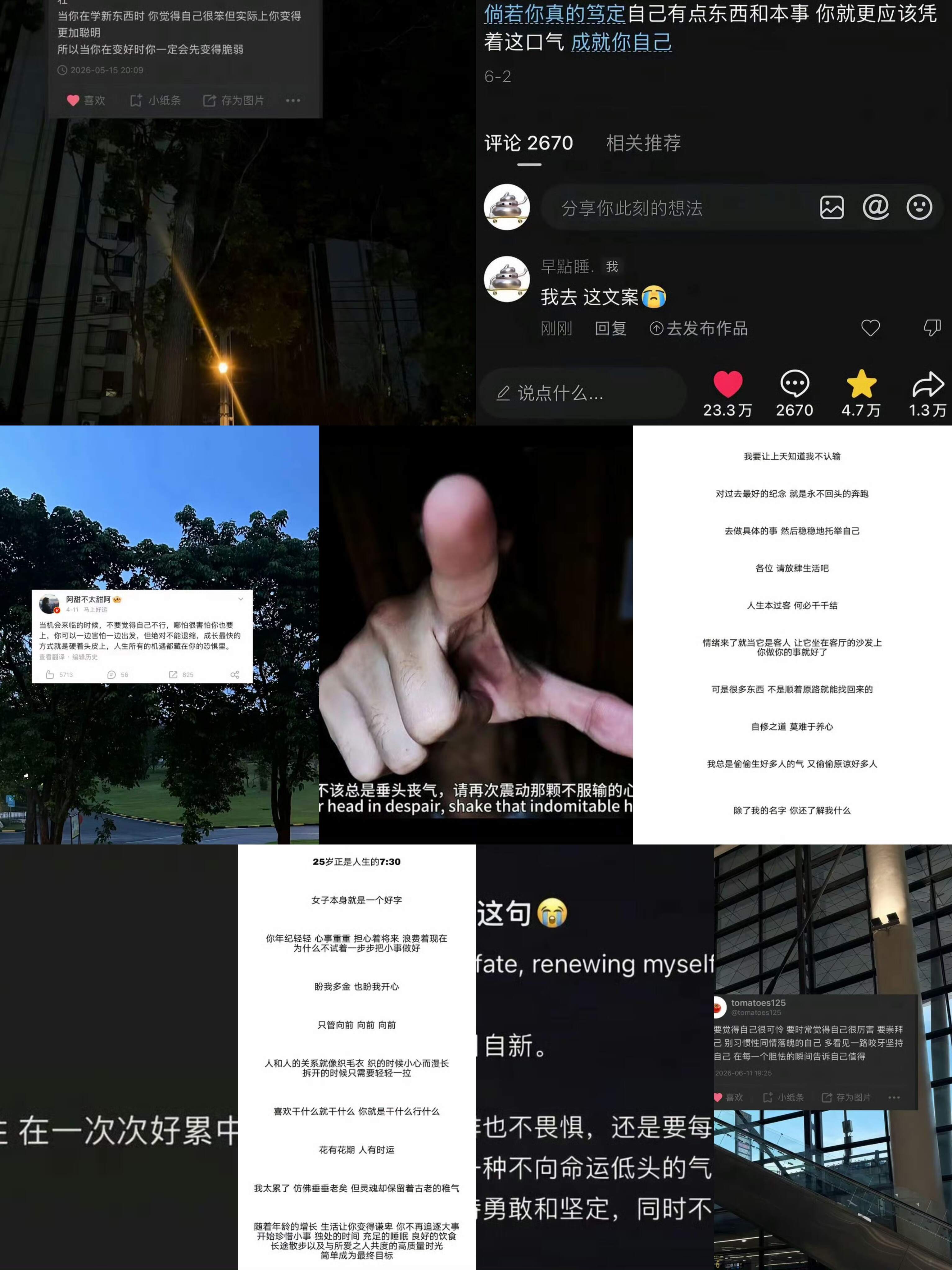 “伟大的前程就是独自面对一切” 