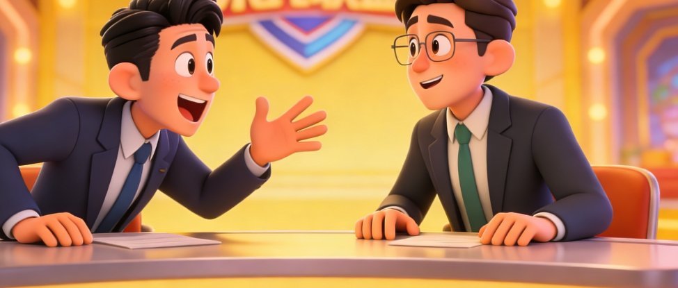 撒贝宁朱广权再添聊天名场面 没有复杂的设计，全是发自内心的快乐，感染力十足。他们