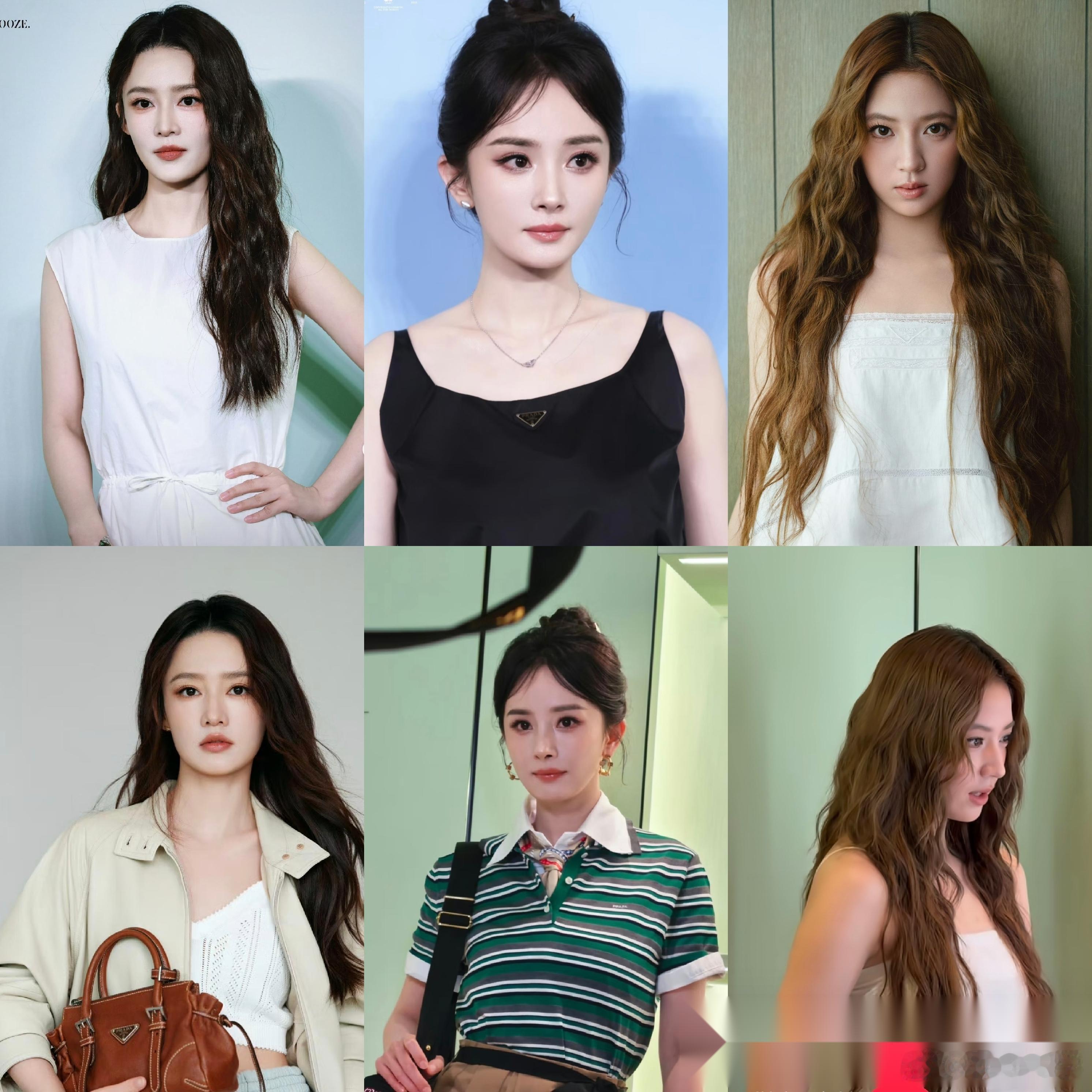 看了网上一组视频， 突然发现？ 女明星千万不要轻易“给头发扎起来”， 不然，真的