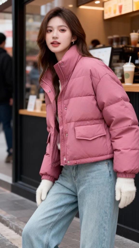 随意穿搭 羽绒服穿搭 高级感穿搭 韩系穿搭 高级感穿搭