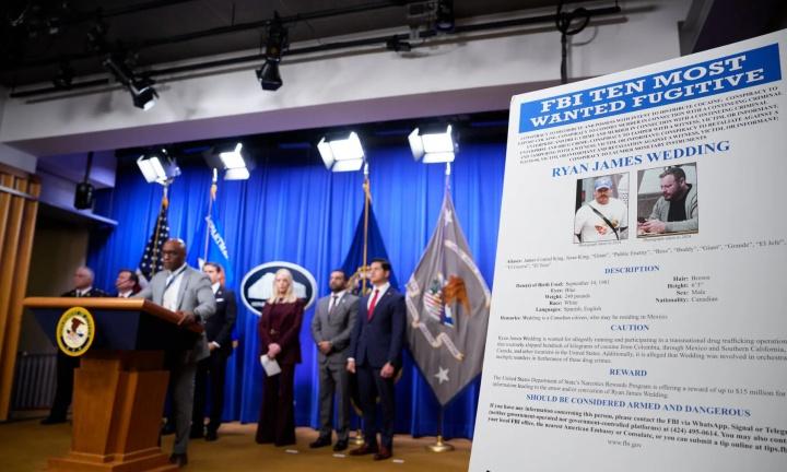 加拿大前奥运选手成FBI十大通缉犯，被悬赏1500万美元；每年贩运毒品60吨，获