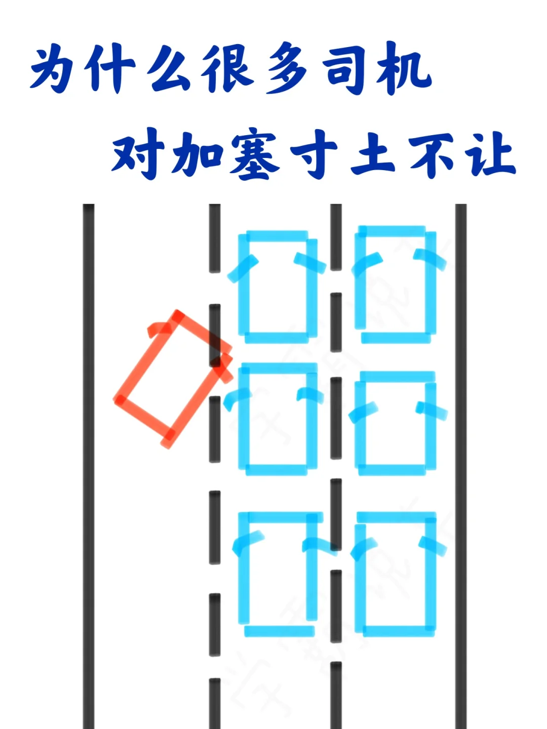 为什么很多司机对加塞寸土不让，太真实了