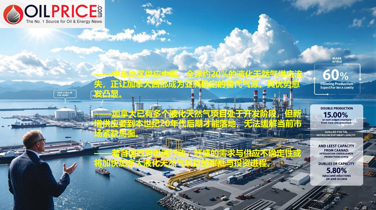 中东供应中断，加拿大西部 LNG 有望改写亚洲能源供应格局

中东战事爆发，全球
