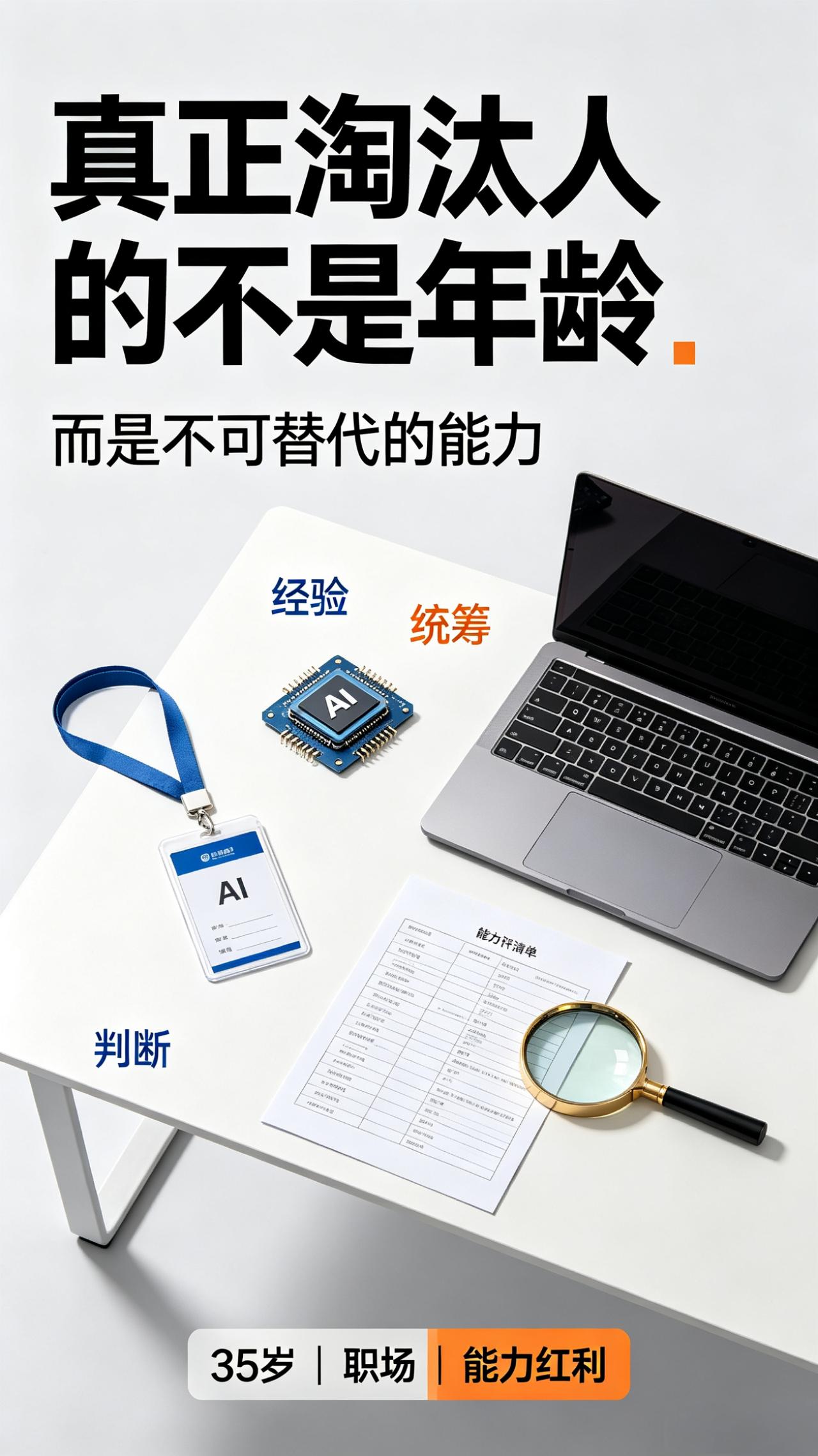 35岁职场门槛彻底变了！再也不是打工人的分水岭
 
以前职场最残酷的魔咒，就是可
