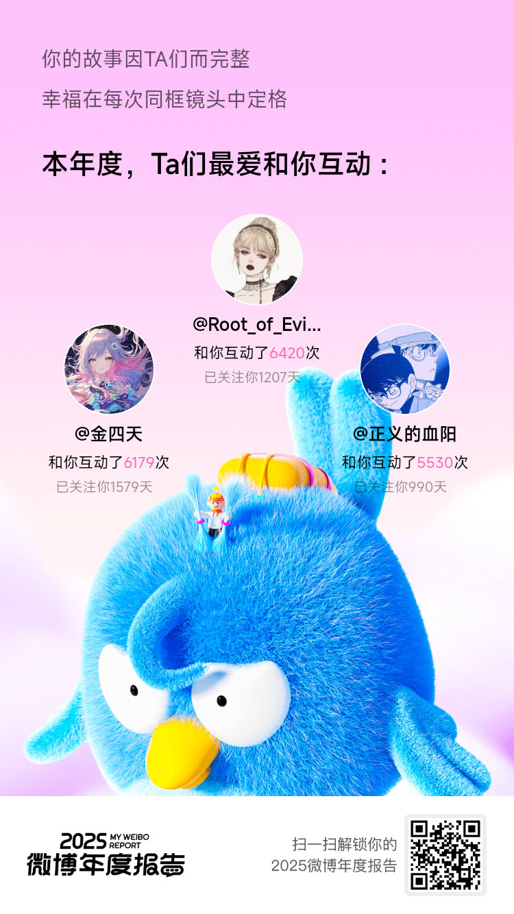 微博年度报告嘿！2025微博年度报告