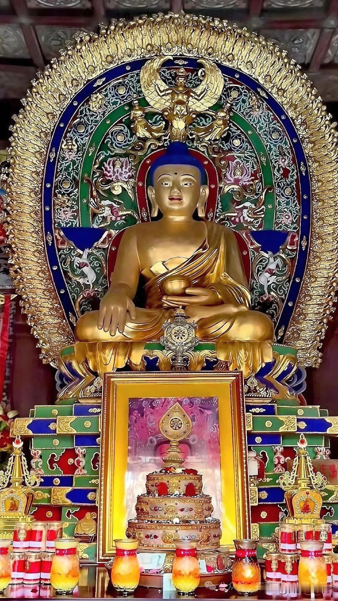 五台山镇海寺｜世尊安坐，一念静心
 
在镇海寺幽静的殿宇之中，这一尊释迦牟尼佛，
