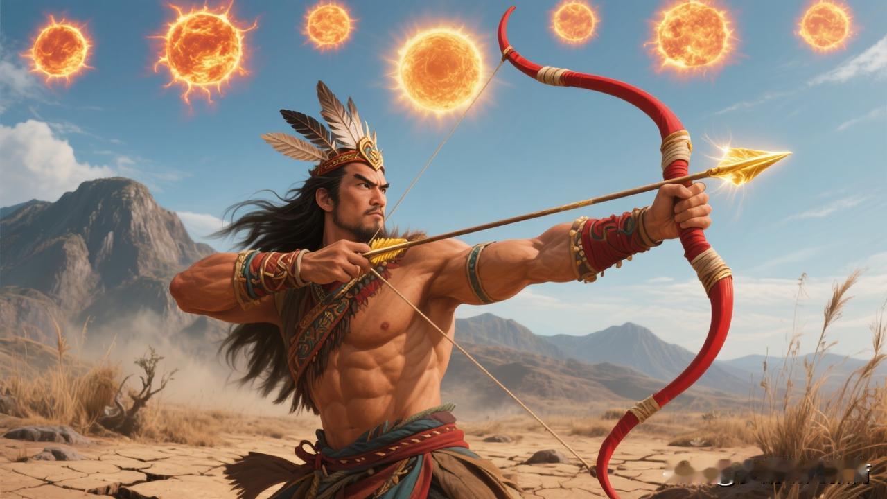 老祖宗传训:后羿射日，世世代代要牢记！传承中华文化，把后羿射日神话传说故事，讲给