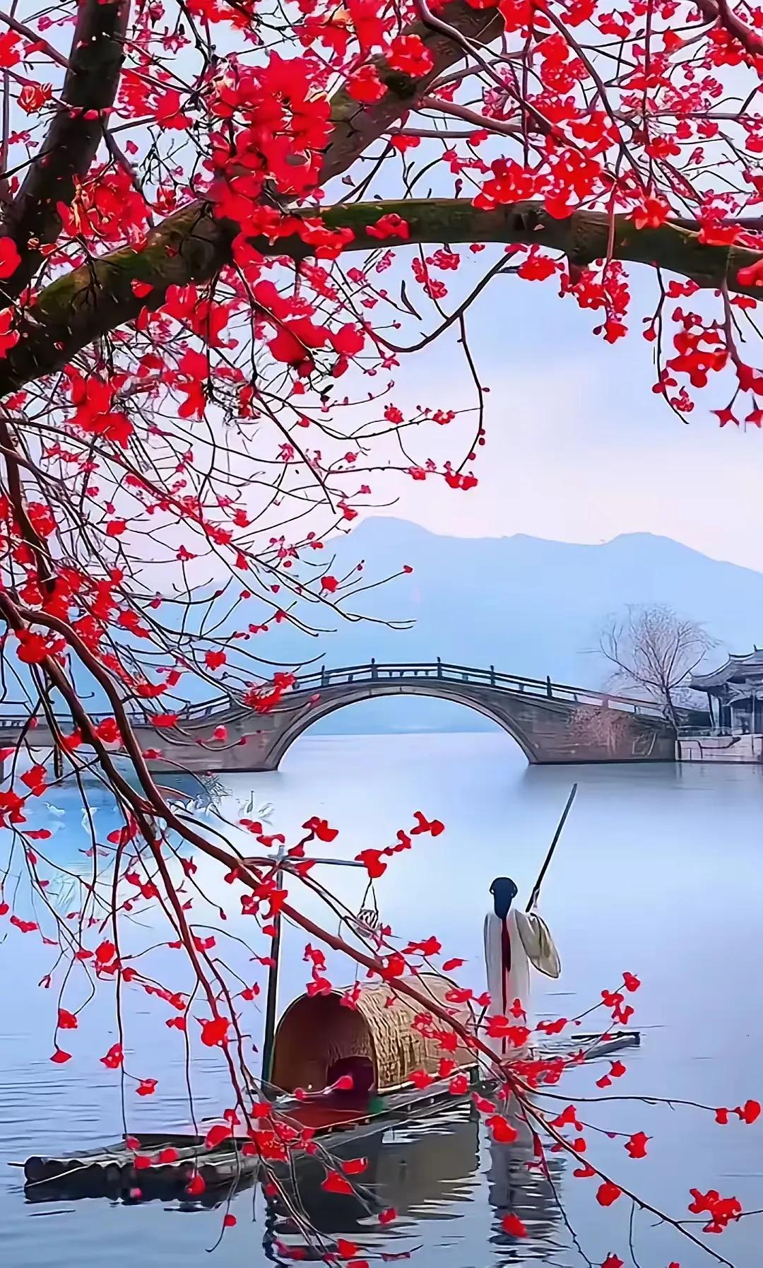 上联：？？？
下联：疏枝东风枯又繁。