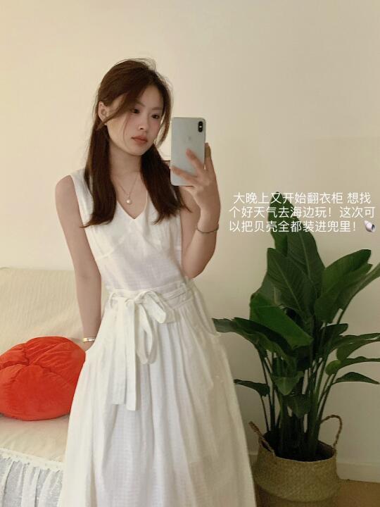 穿搭plog｜小白裙开启夏天～🪴