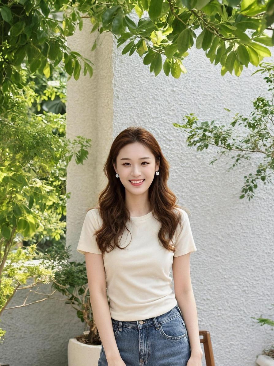 阳光透过绿叶洒在身上，仿佛时间都慢了下来。树影斑驳间，藏着夏日的秘密。微风轻拂，