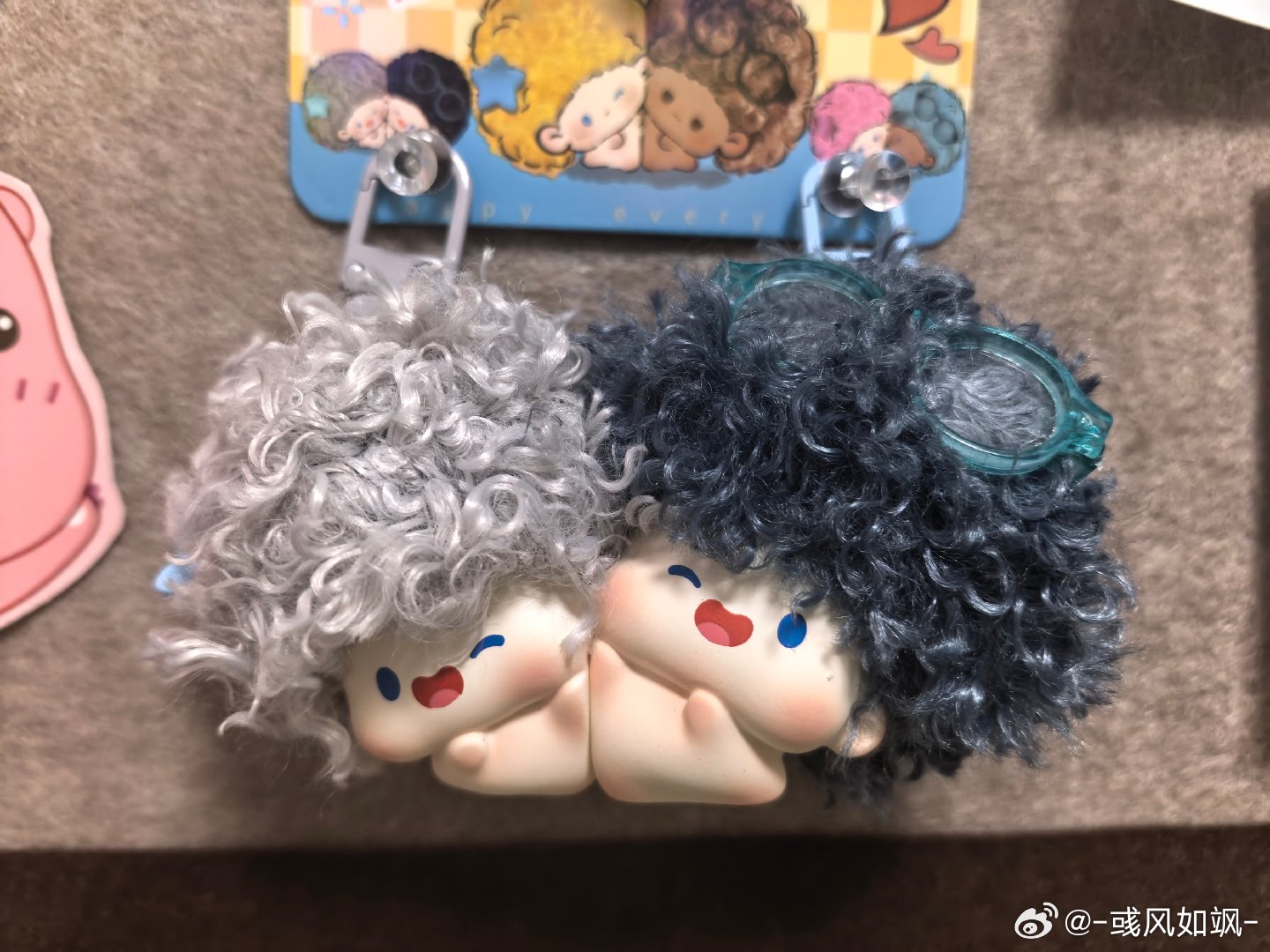 本来是想给苎子老师买的没想到最后是苎子老师破费了超级萌的两小只