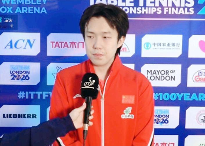王楚钦面对英格兰沃克，为何输掉了一局？
赛后采访，看大头自己怎么说？

大头说：