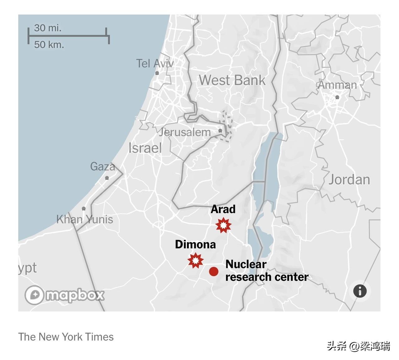伊朗导弹袭击了以色列核研究中心附近的两个城镇，115人受伤。川普威胁要炸掉伊朗最