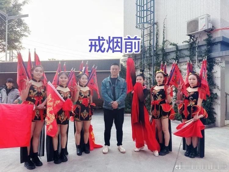 同样的一个人，戒烟前，戒烟后，间隔10个月，变化一目了然！ 