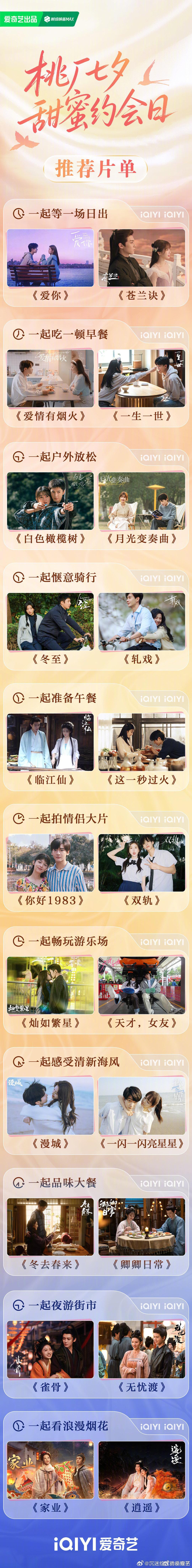 爱奇艺七夕有鞠婧祎张婧仪孙千爱奇艺七夕有李现王安宇许凯爱奇艺七夕有鞠婧祎张婧仪孙