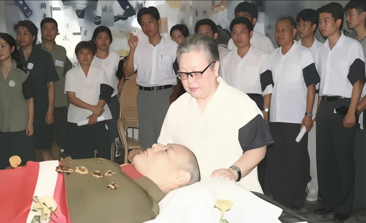 1997年9月23日，卢胜将军在福州离世，告别仪式上，妻子迟迟不愿离去。
卢胜，