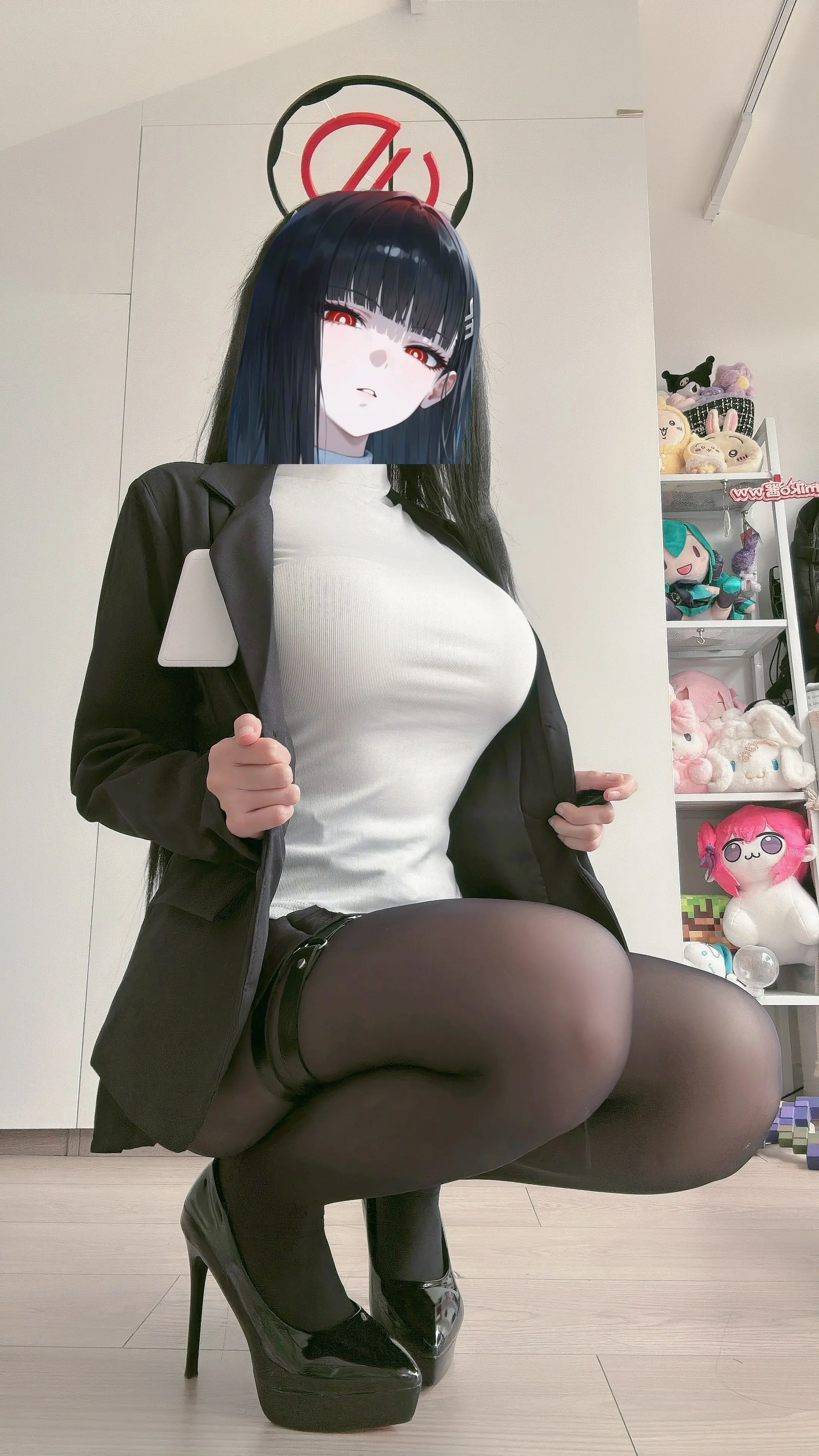 试穿一下会长大人。