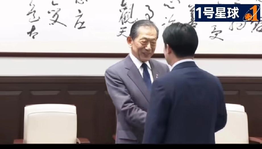 赖清德的返回台湾后，与日本会长隅修三修山会面。