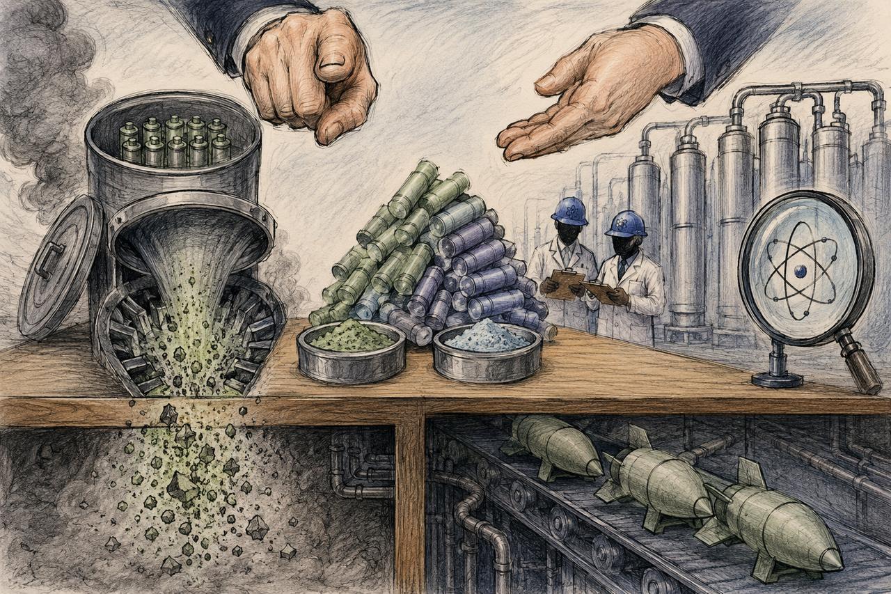 德新社5月26日报道，特朗普当天在网上发帖称，伊朗的浓缩铀只有两种结局——交给美