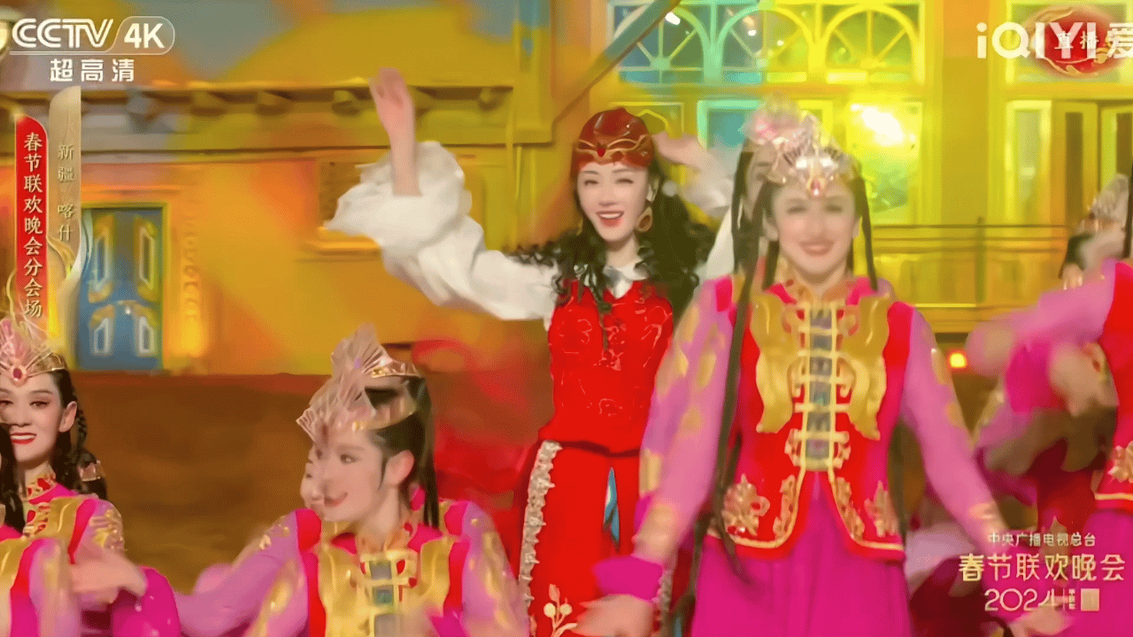 #迪丽热巴美疯# 老天爷。。跳新疆舞的迪丽热巴太美了巴 ​​​