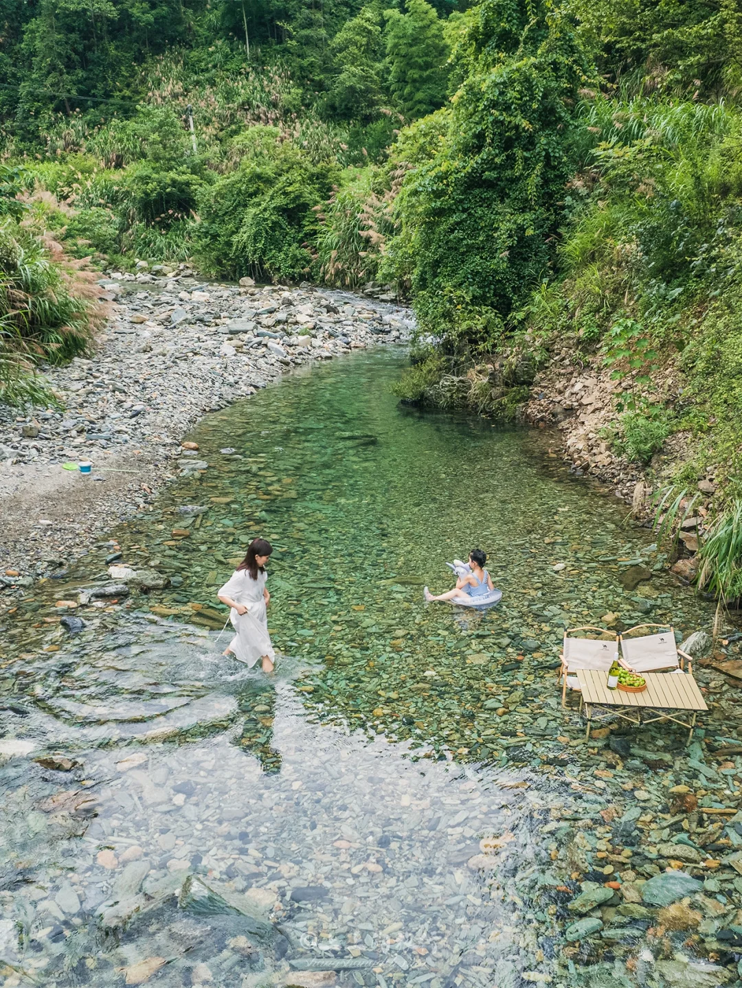 玻璃水！躲开人潮溯溪玩水太绝了｜武汉周边